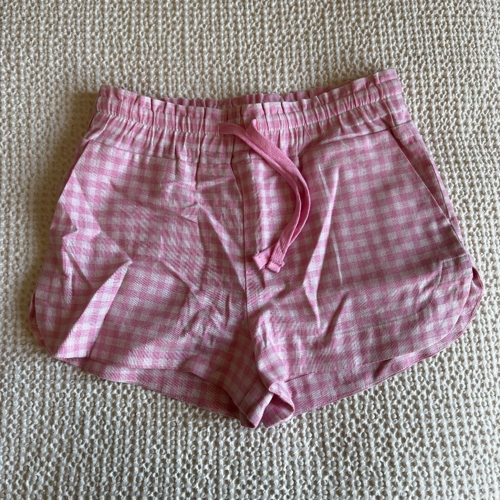 Monochromatic Pink Gingham Short